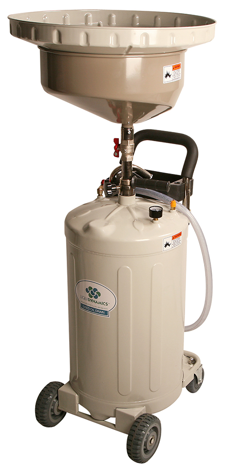 Used Oil Drain Without Blowback Safety Feature