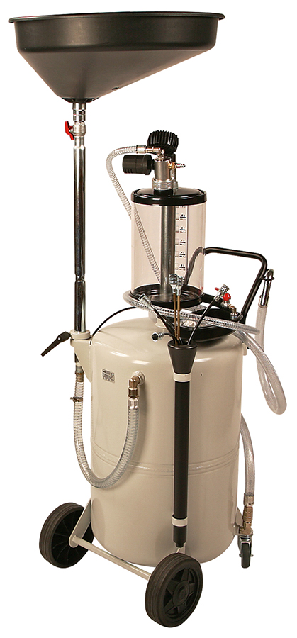 Combination Extractor & Oil Drain with 2 Gallon Transparent Bowl
