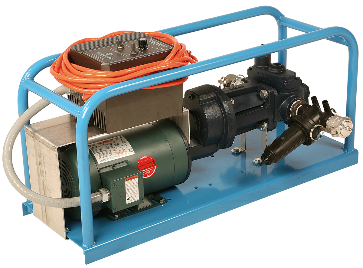 Single Speed Transfer Pump Skid for Medium Viscosities
