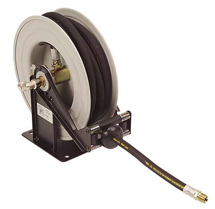 Spring Rewind Hose Reels - Open Drum