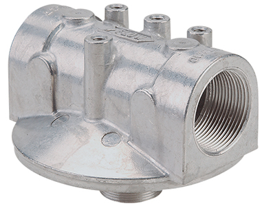 1” NPTF Aluminum In Line Filter Adapter